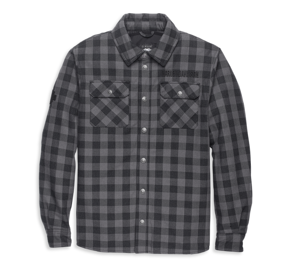 Men's Operative Flannel Riding Shirt Jacket