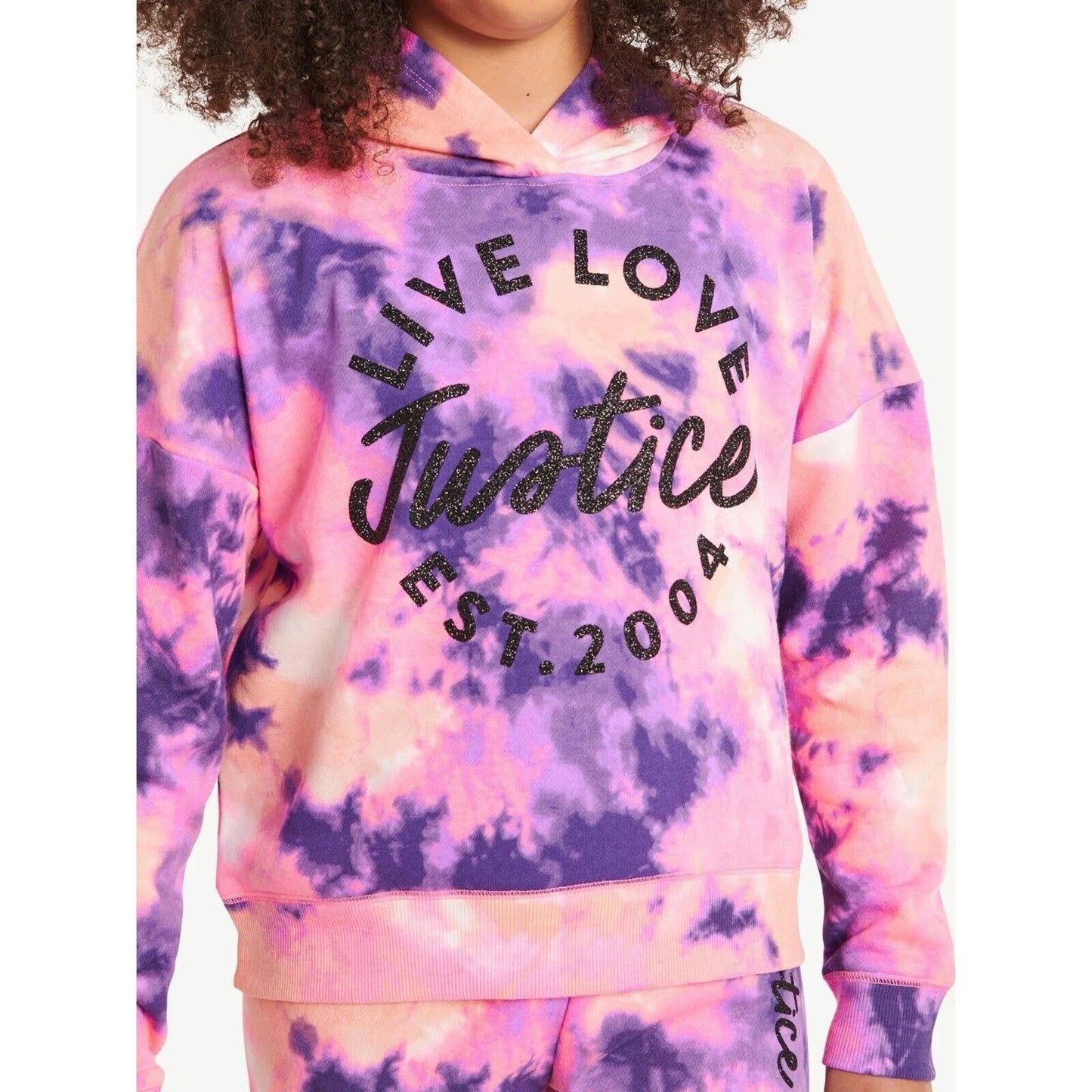Justice Girls Everyday Faves Fleece Hoodie Sweatshirt